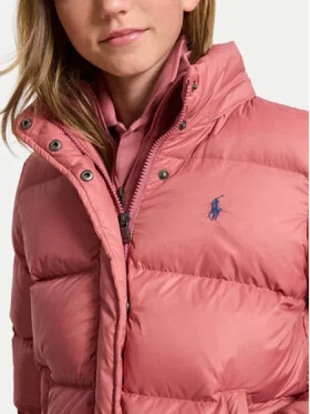 Vatovaná bunda Polo Ralph Lauren růžová