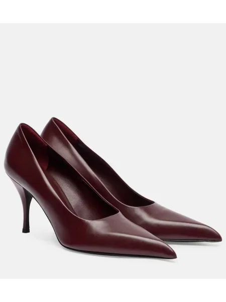 Usnjene salonarji Prada bordo