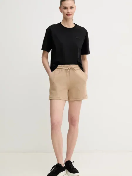 Шорти MACKAGE однотонні середня посадка SUMMER.R бежевий