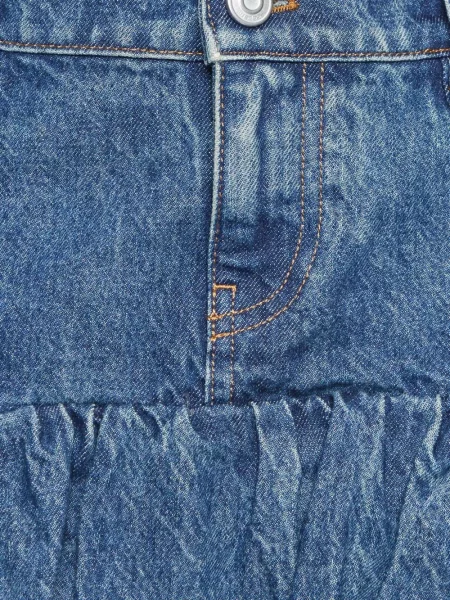 Fustă din denim Coperni albastru