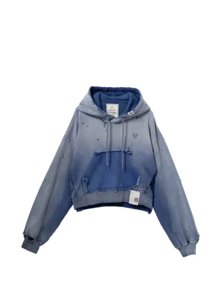Bluza z kapturem Maison Mihara Yasuhiro niebieska