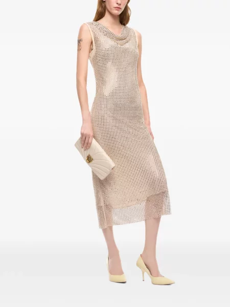 Stras rochie midi Pinko plasă