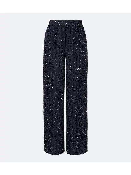 Pantaloni palazzo Melissa Odabash albastru
