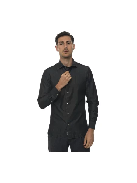 Koszula Luigi Borrelli Napoli casual czarna