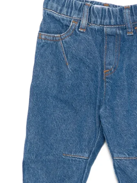 Spodnie dziecięce Emporio Armani niebieskie