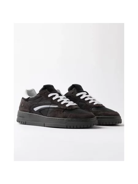 Sneakersy D.a.t.e. skórzane czarne