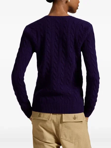 Căciulă Polo Ralph Lauren cu broderie cu dungi cowboy roșu