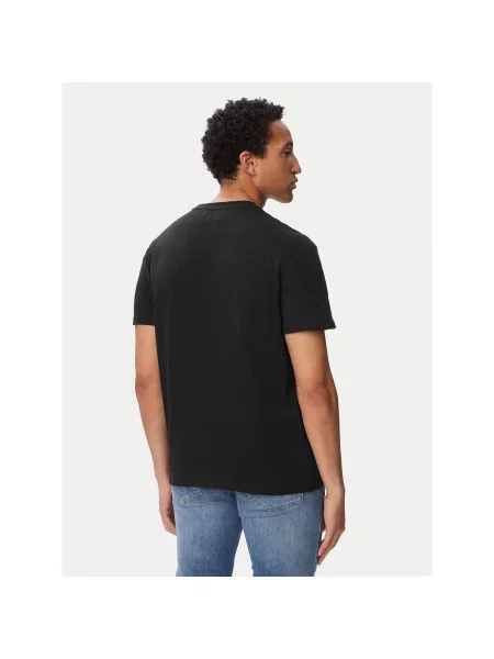 Tommy Jeans T-shirt Tjm Reg Sflag Ss Tee Ext Regular Fit crna
