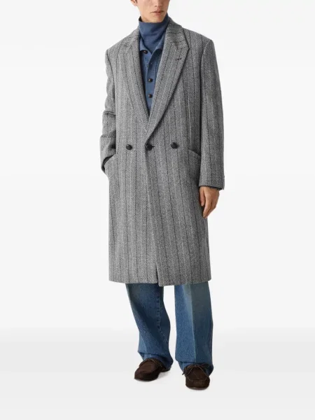 Palton Zegna de lână gri