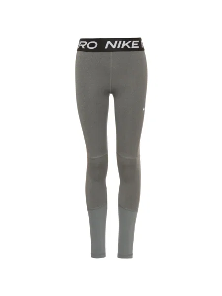 NIKE Pantaloni sport Pro gri / negru alb
