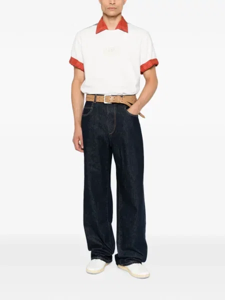 Tricou Marant cu broderie alb