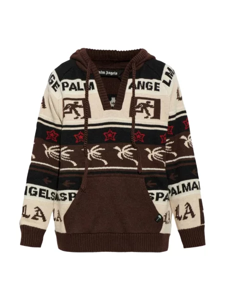 Dzianinowa bluza z kapturem Palm Angels