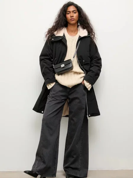 Парка Answear.LAB демісезонна чорний