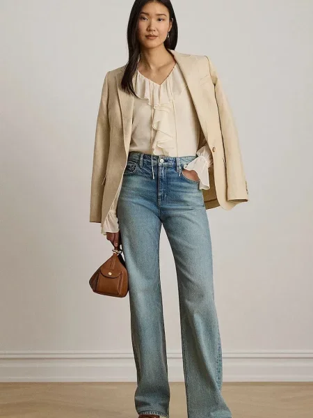 Lauren Ralph Lauren блузка із рюшами