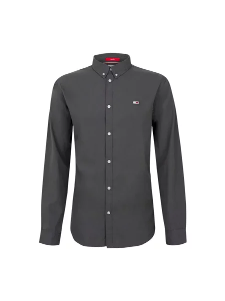 Koszula dżinsowa Tommy Jeans casual szara