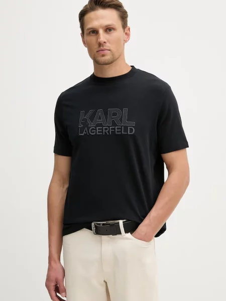 Karl Lagerfeld Kratka majica modra
