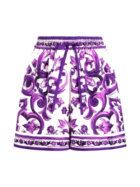 Spodnie Dolce And Gabbana fioletowe