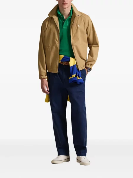 Кожени чорапи Polo Ralph Lauren с отворена пета с пейсли десен бяло