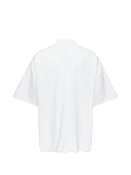 Tricou Rick Owens din jerseu alb