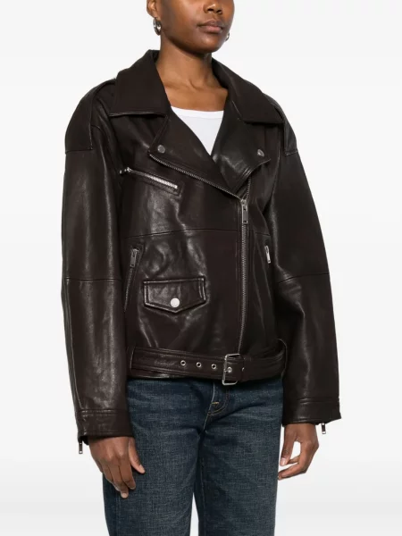 Geanta de piele Gestuz maro