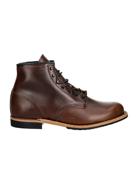 Botki Red Wing Shoes skórzane czerwone