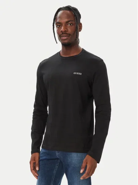 Guess Komplet longsleeve czarny