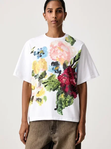 Stine Goya tricou pentru femei din alb