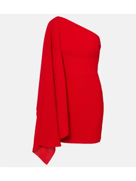 Rochie Solace London asimetrică drapată roșu
