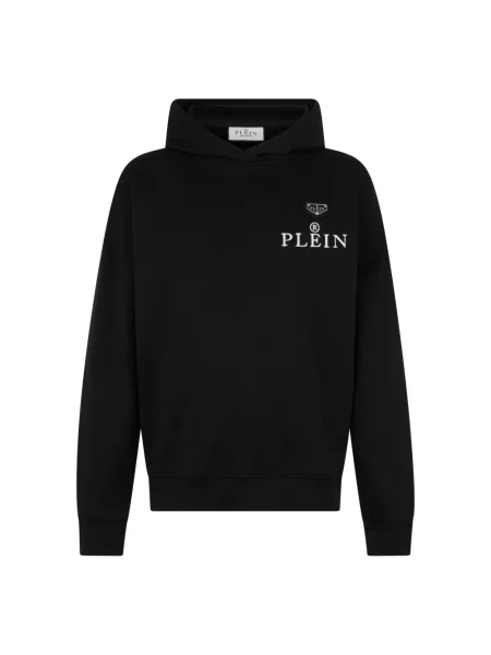 Bluza z kapturem Philipp Plein z kapturem czarna