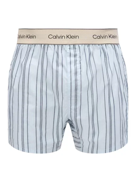 Calvin Klein Underwear Boksarice TRAD mornarska / pastelno modra bela