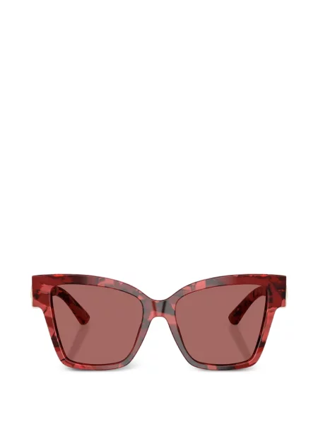 Квадратни слънчеви очила Dolce & Gabbana Eyewear червено