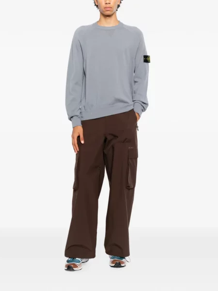 Pulover Stone Island cu strasuri albastru