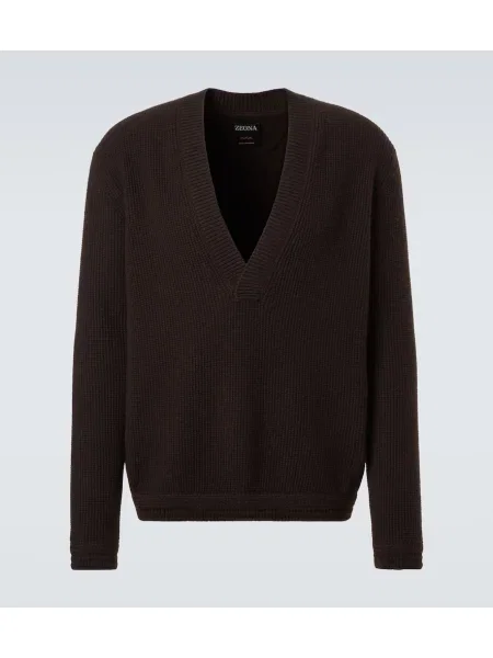 Pulover Zegna din cașmir negru