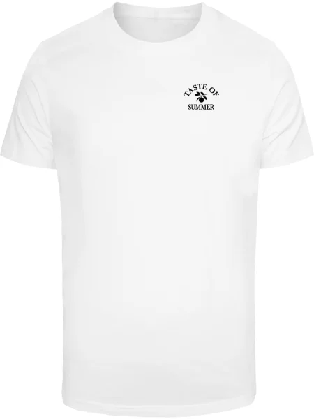 Mister Tee Tricou Taste Of Summer oliv / portocaliu / negru alb