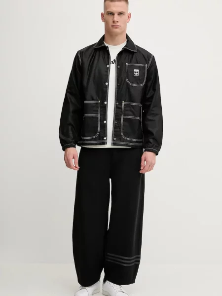 Adidas Košeľová bunda Wabash čierna