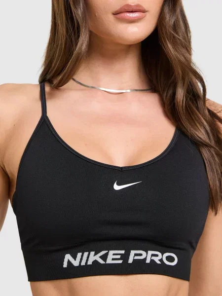 Nike Bra Pro Dri-Fit Seamless Light Support czarny