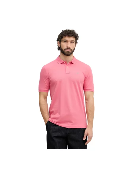 Koszulka polo Gant różowa