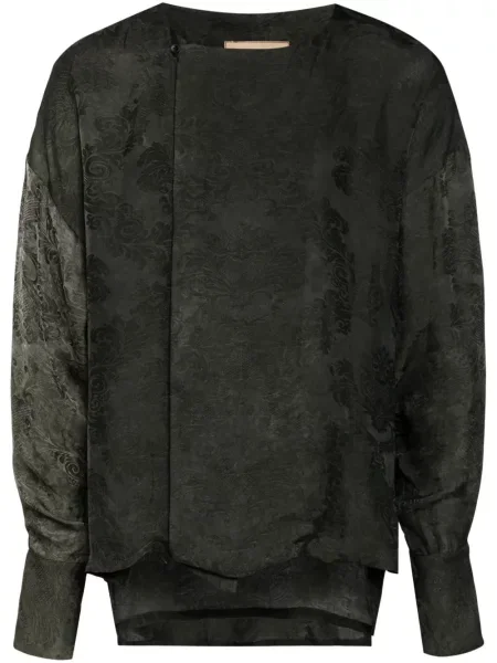 Жакардова риза Uma Wang зелено