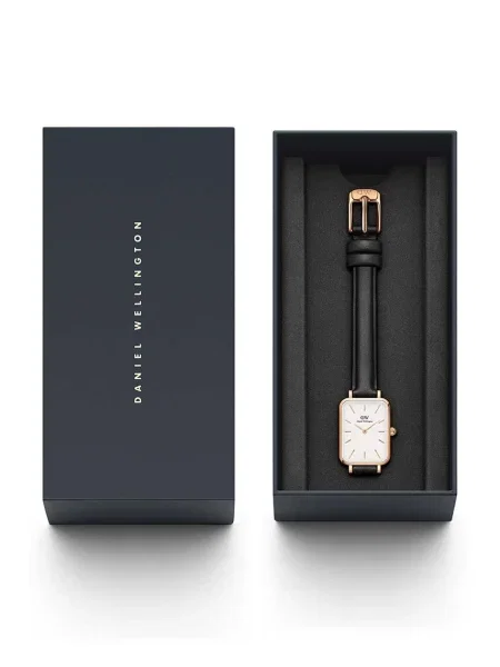 Daniel Wellington óra Quadro Pressed rózsaszín női fekete