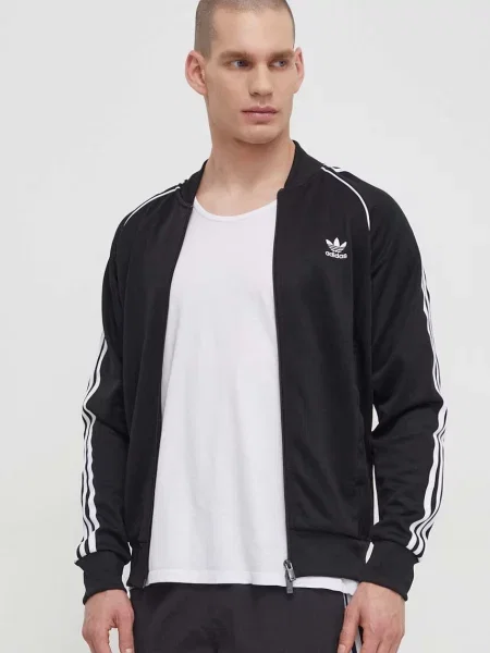 Geacă Adidas Originals alergare negru