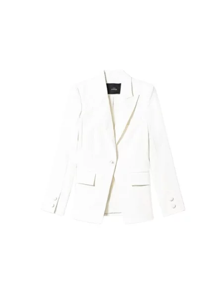 Marynarka Twinset szyfonowa biała