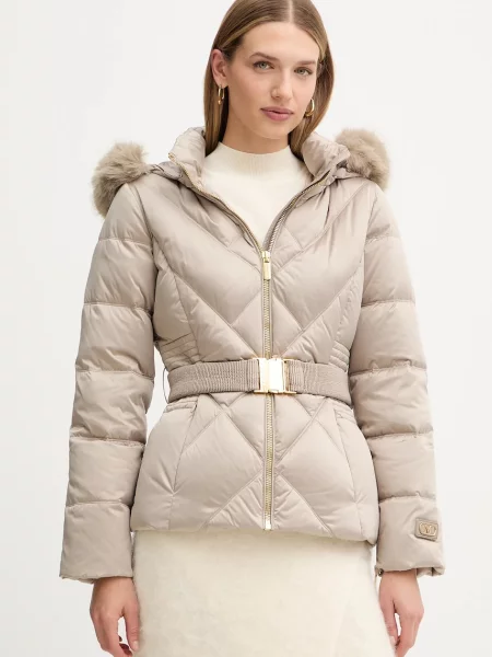 Marciano Guess kurtka puchowa ELLY zimowa beżowy