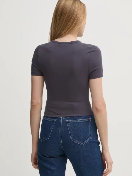 Tričko Calvin Klein Jeans šedá