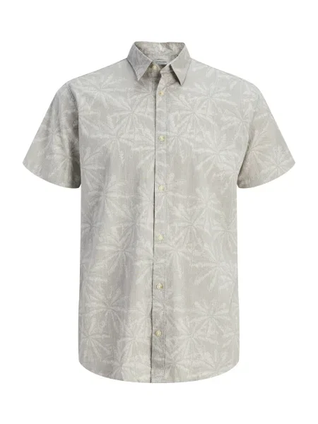 JJ Rebel Cămașă JREBKIM gri alb