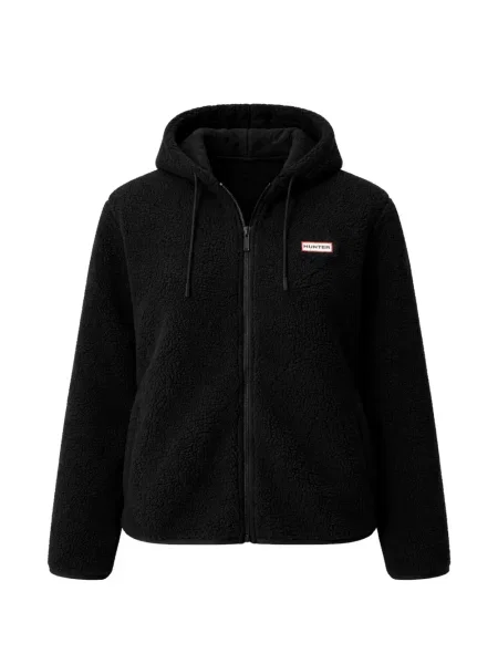 Hanorac cu glugă Hunter din fleece negru