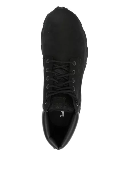 Trekking gležnjače Timberland s vezicama s čipkom crna