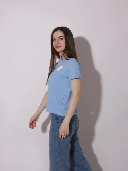 Футболка Lumo голубая
