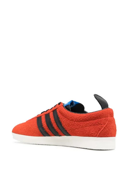 Semišové tenisky Adidas Gazelle bez podpatku červené