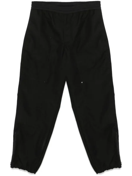 Pantaloni Moncler cu broderie negru