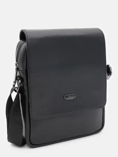 Кожаная сумка через плечо Ricco Grande черная